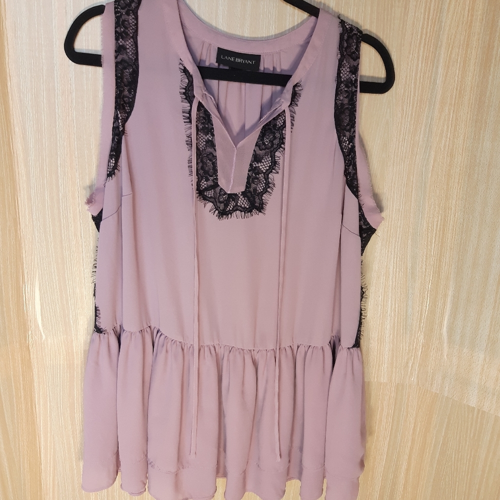 Lane Bryant sleeveless blouse.  Size 16